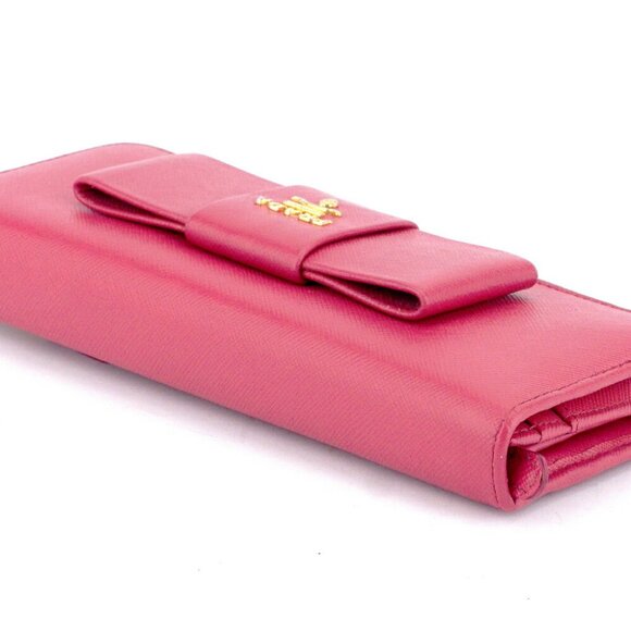 Authenticity guaranteed  PRADA Purse ribbon pink Safi Arno Leather used - Picture 4 of 8